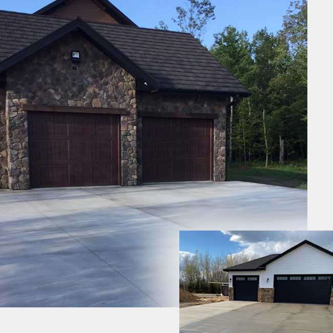 Concrete Creations of Wisconsin Ringle, Antigo, Wausau, and Northeastern WI garage driveway slabs